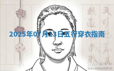 2025年07月23日五行穿衣指南 2025年07月23日五行穿衣指南