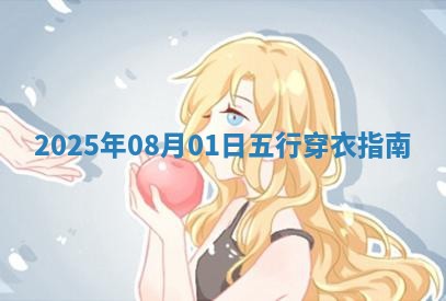 2025年08月01日五行穿衣指南 2025年08月01日五行穿衣指南
