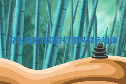 深色墙面后期好打理吗 深色墙体